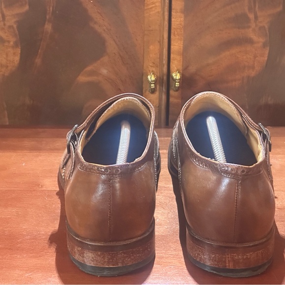 Curatore Brown Wingtip Double Monkstrap Dress Shoes